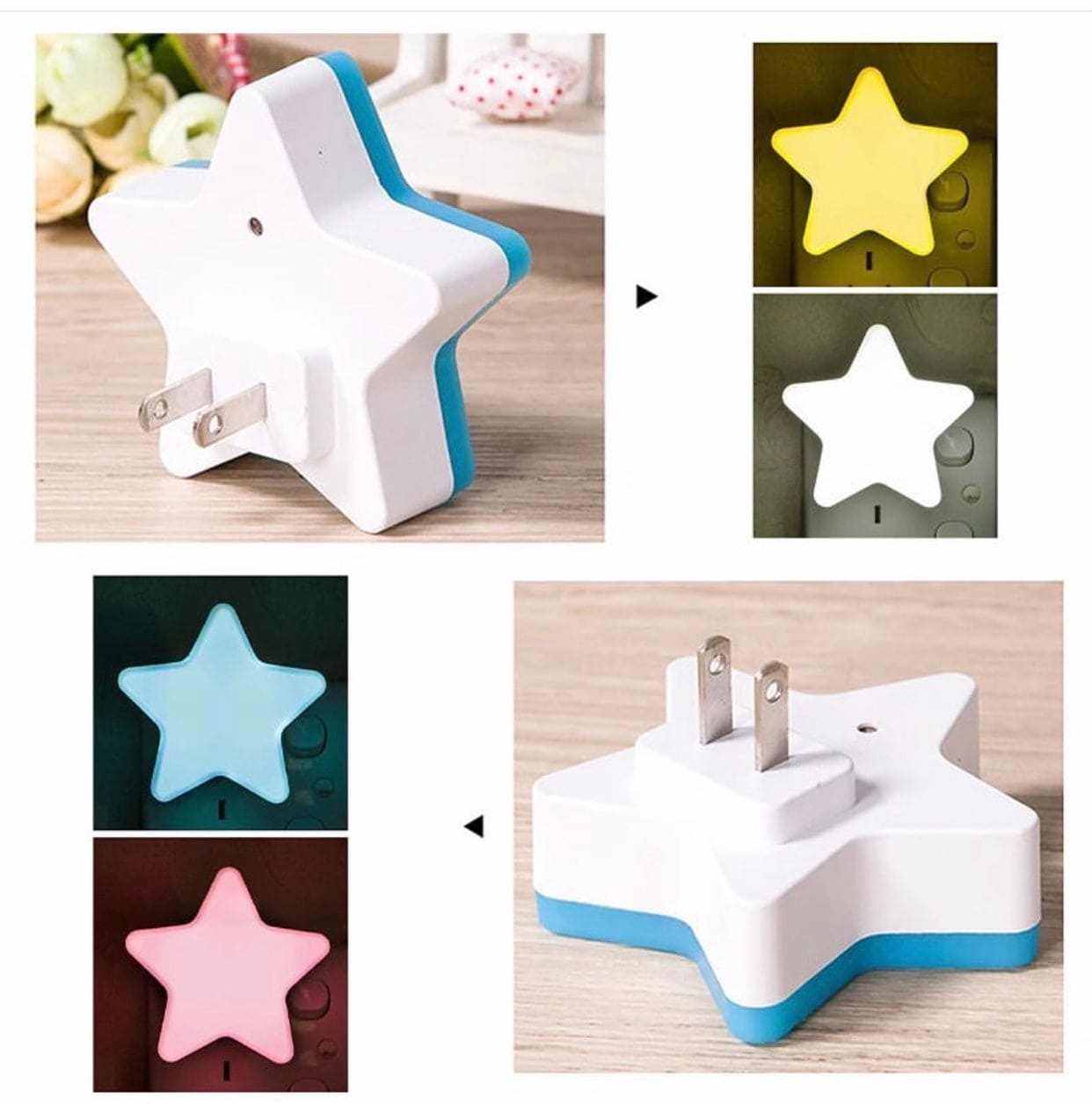 Mini Star LED Night Light, Sensor Control Energy Saving Decorations Light, Lighting Night Lamp Mini Star LED Night Light, Sensor Control Energy Saving Decorations Light, Lighting Night Lamp